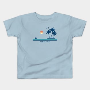 Amity Island 1975 Kids T-Shirt